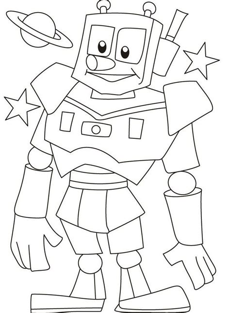 cool robot coloring pages  getdrawings