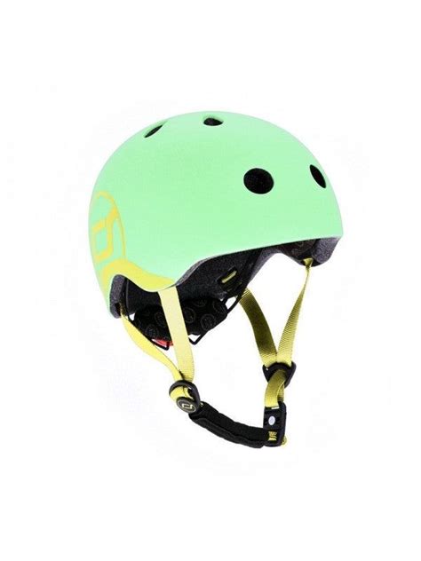 scoot  ride helm maat xs kiwi groengeel   cm fietshelm helm fietshelmen