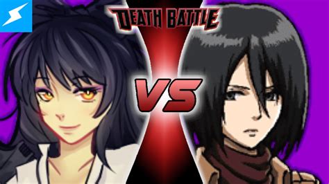 Image Blake Belladonna Vs Mikasa Ackerman  Death Battle Wiki