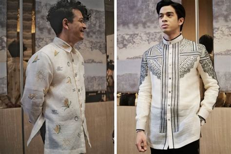 here are the best modern barongs at the abs cbn ball abs cbn news