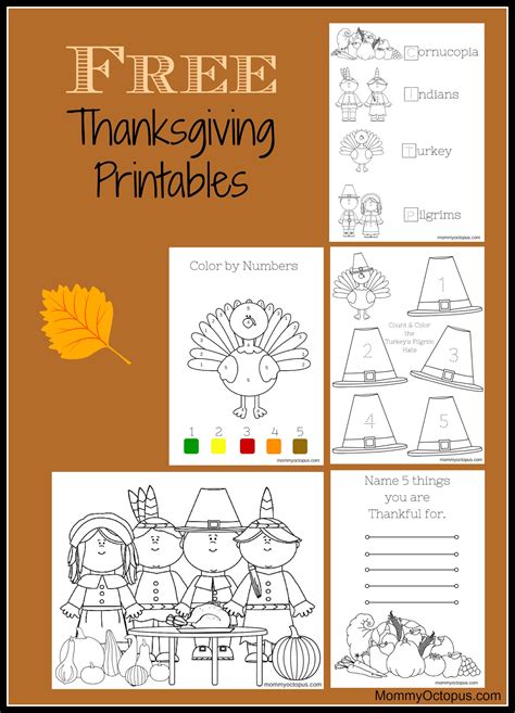 thanksgiving activity  printable thanksgiving activity sheets