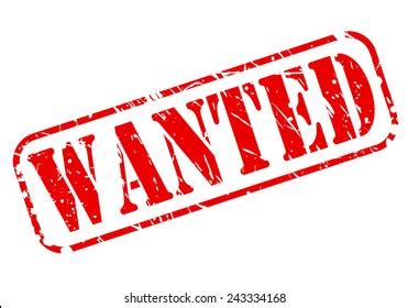 wanted red stamp images stock  vectors shutterstock