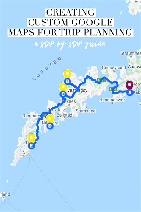 step  step guide  planning  epic trip  google maps