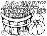 Thanksgiving Coloring Pages Happy Kids sketch template