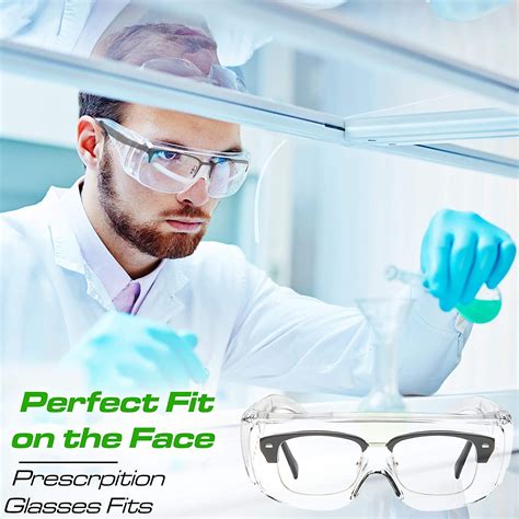 Safety Goggles Lab Glasses Medical Face Protection Clear Lens An
