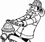 Colorear Bombero Bombeiro Pompier Desenho Pompiere Bomberos Firefighter Firefighting Disegno Fireman Coloritou Mestieri Acolore sketch template