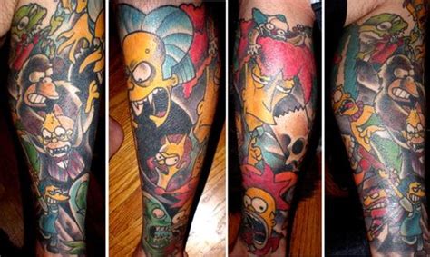 Homer Simpson Pussy Tattoo Celebrity Exposez