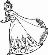 Elsa Queen Wecoloringpage Ausmalbilder sketch template