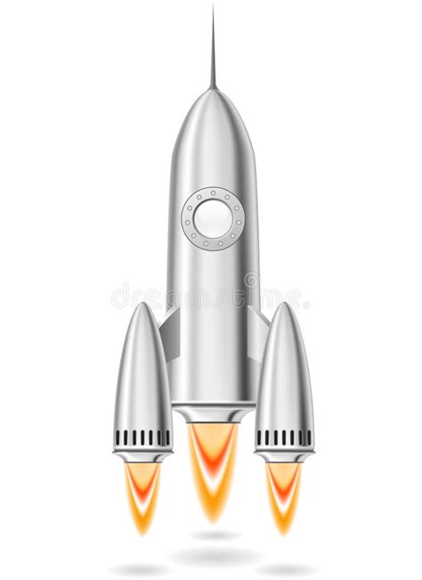 launch button icon stock vector illustration of active