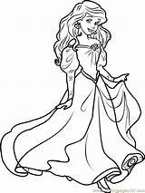 Ariel Disney Coloringpages101 Her sketch template