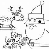 Peppa Pig Claus 101coloring sketch template