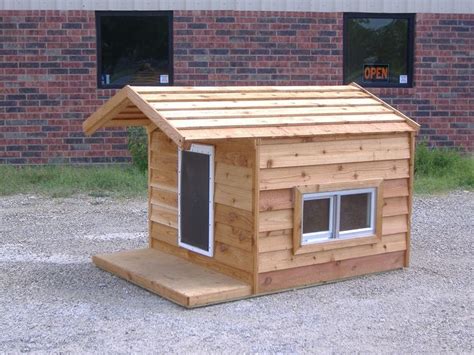 custom ac heated insulated dog house extra large ac dog house large dog house dog house diy