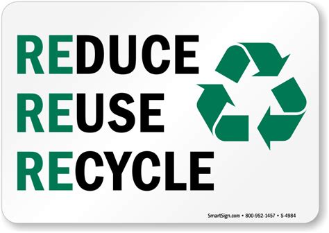 reuse reduce recycle sign  graphic sku