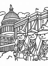 Coloring Pages Salute Crayola sketch template