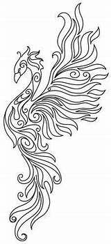 Phoenix Embroidery Pages Coloring Paper Adult Designs Patterns Celtic Tattoo Quilling Colorare Da Urbanthreads Drawings Tattoos Fenice Wood Colouring Redwork sketch template