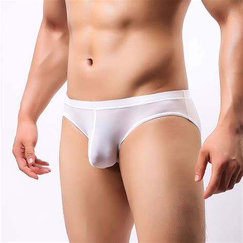 men s sexy sheer see through thong underwear ebay