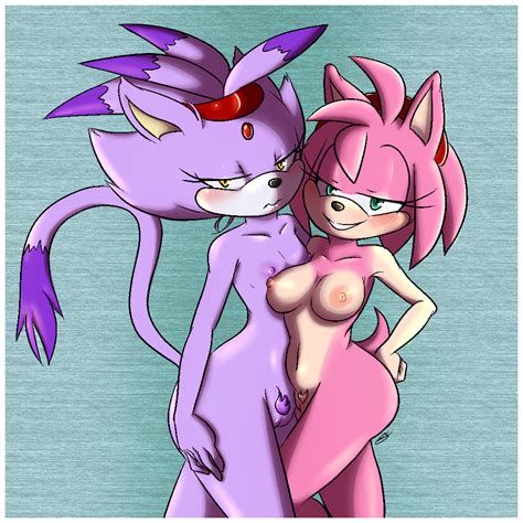 rule 34 2015 amy rose anthro areola ass bedroom eyes blazamy blaze