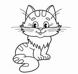 Kucing Gambar Comel Koleksi Mewarna Indah Pewarna Webtech360 sketch template