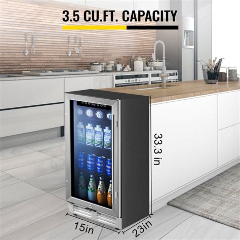 vevor beverage refrigerators mini fridge  cans wine fridge  gla