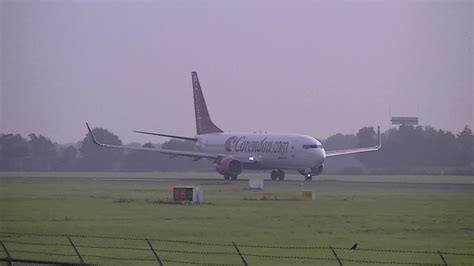 rejected takeoff corendon tc tjn groningen airport eelde youtube