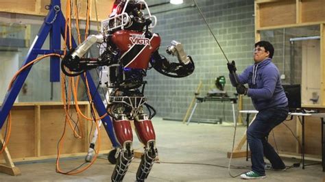 Disaster Droids Face Off In The Darpa Robotics Challenge Bbc News