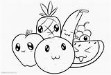 Essen Obst Bettercoloring Lustiges Kinderbilder Susses Süßes Malvorlage sketch template