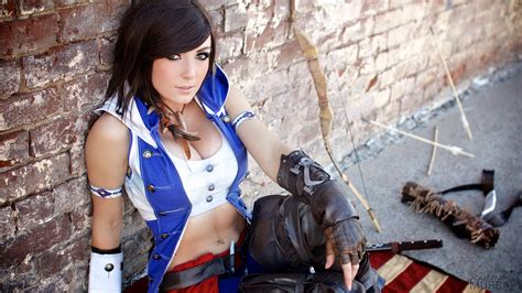cosplay cutie of the week jessica nigri as connor from assasin s creed connor