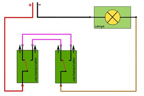 wechselschalter als bewegungsmelder wiring diagram