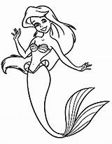 Ariel Coloring Princess Mermaid Pages Disney Easy Jasmine Simple Print Baby Drawing Kids Awesome Printable Color Sheets Draw Arial Little sketch template
