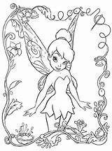 Coloring Tinkerbell Fairy Comment First sketch template