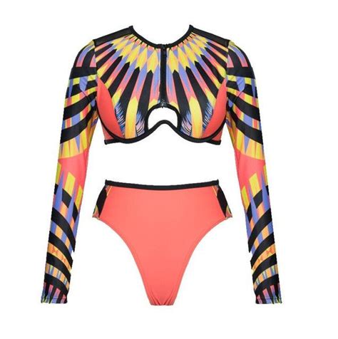 swim suit 2017 new african print two pieces bath suits bikini set long