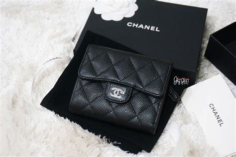 unboxing chanel classic small wallet loveberry joyjee
