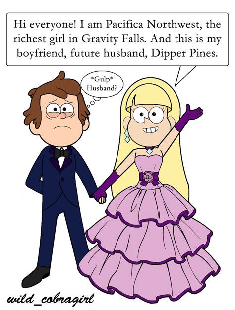 Gravity Falls Dipper And Pacifica Wedding Gamers Smart