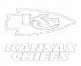 Chiefs Coloring City Pages Logo Football Kansas Sport Printable Nfl Print sketch template
