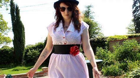 Outfit Vintage Polka Dot Dress Youtube