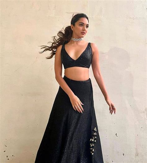 Kiara Advani Is A Sight To Behold In A Sultry Black Lehenga Worth Rs 2