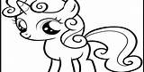 Pony Little Belle Sweetie Pages Coloring Colorear Para Getcolorings sketch template