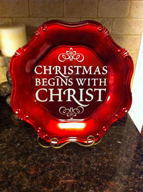 christmas chargers  etsy charger plate crafts christmas vinyl