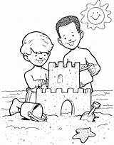 Coloring Sand Castle Pages Sheets Sandcastle Beach Printable Print Preschool Fun Refundable Craft Color Marvelous Boom Ba Drawing Getdrawings Getcolorings sketch template