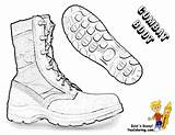 Boots Army Coloring Combat Pages Clipart Kids Cliparts Yescoloring Library Soldier sketch template