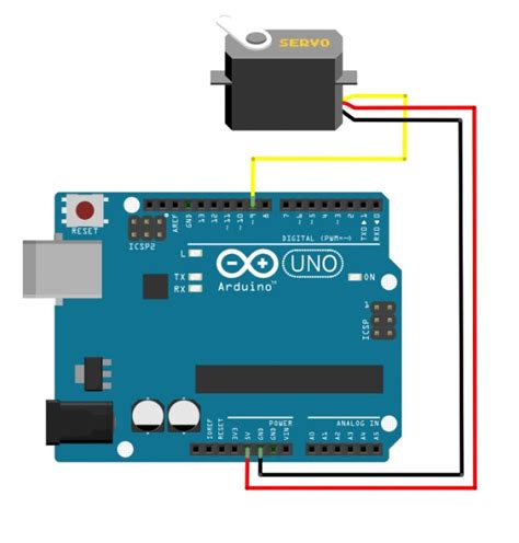connecting  servo motor   arduino microcontroller tutorials