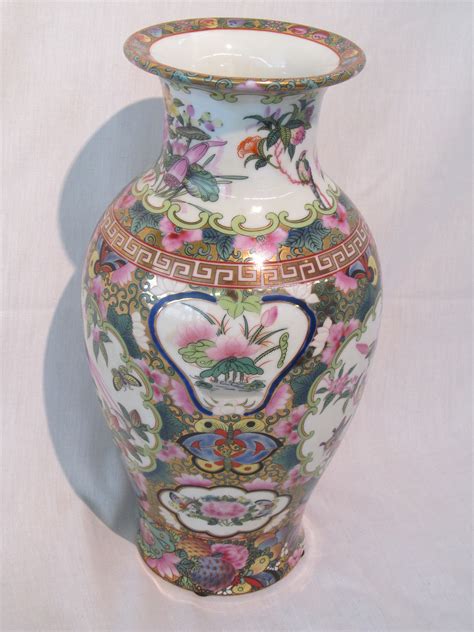 hand decorated oriental vases george  birlant  company
