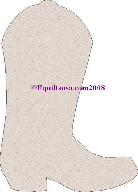 template cowboy boot pattern inchainsforchristorg