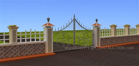 evens construction pvt  compound wall