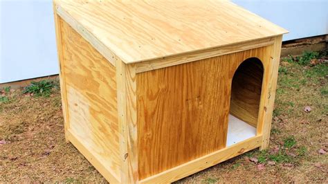 simple large dog house build diy youtube