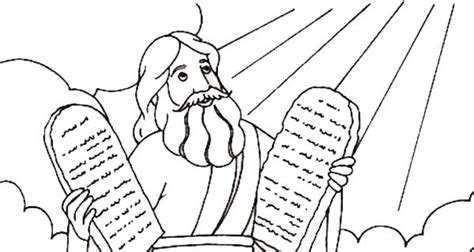 stone tablet  ten commandments coloring page stone tablet