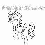Starlight Glimmer sketch template