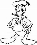 Coloring Duck Donald Pose Wecoloringpage sketch template