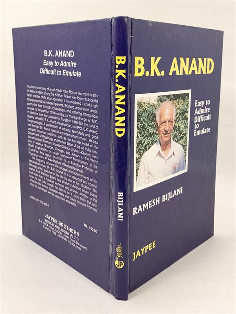 anand easy  admire difficult  emilate  bijlani ramesh  good hardcover