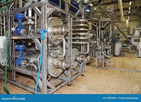 food processing plant royalty  stock images image